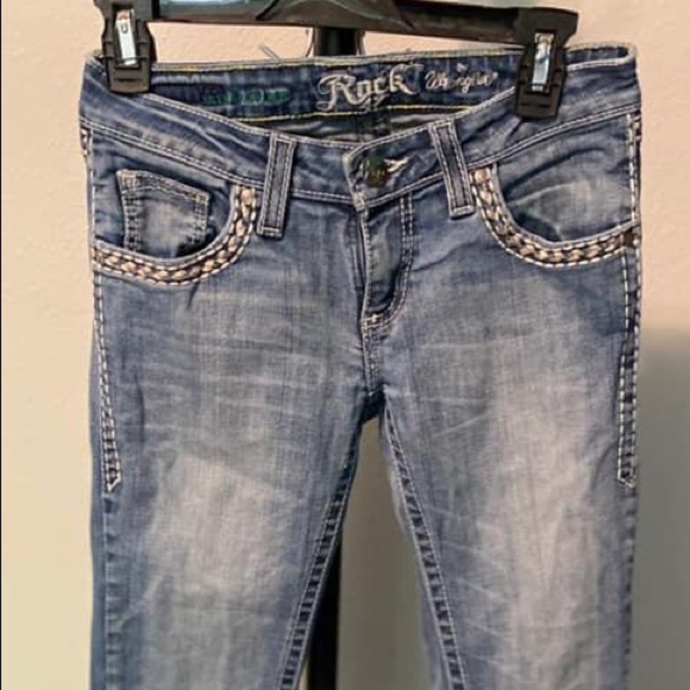 Light wash jeans